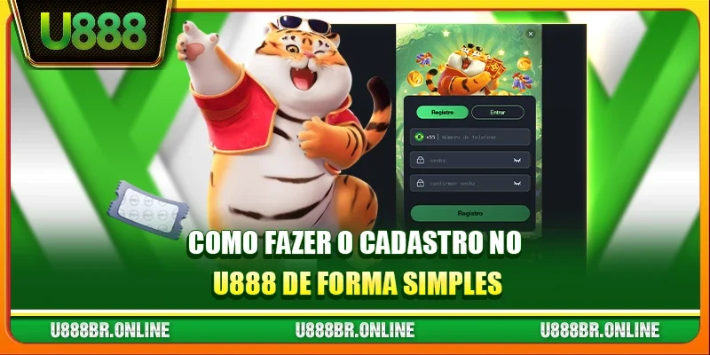 Como fazer o cadastro no U888 de forma simples